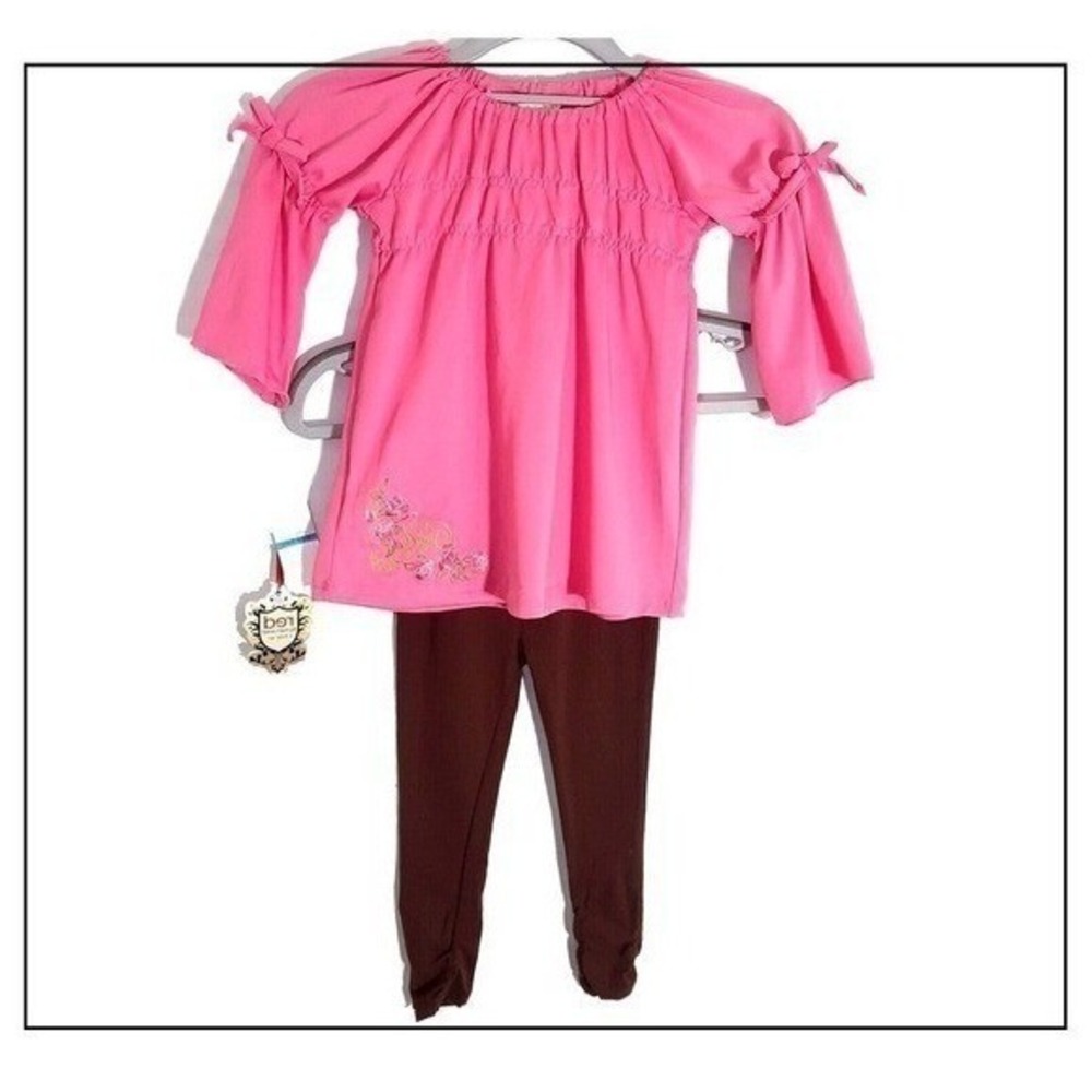 Marc Ecko Outfit Baby 6M Pink‎ Y2K Graphic Two Piece Play Set Everyday Comfort